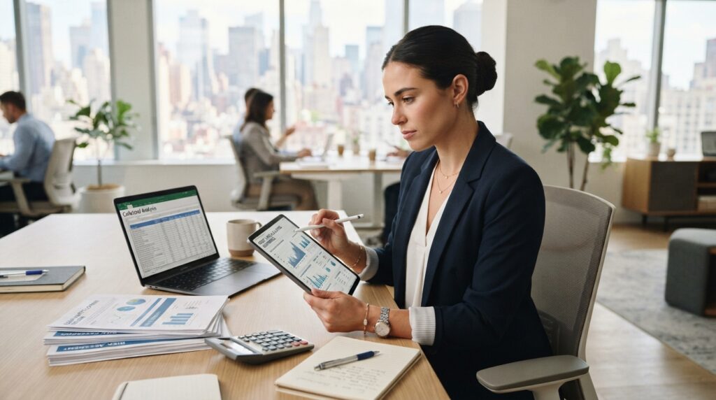 A borrower reviews credit limits and collateral requirements A borrower reviews credit limits and collateral requirements